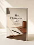 The Interruption Log — paperback