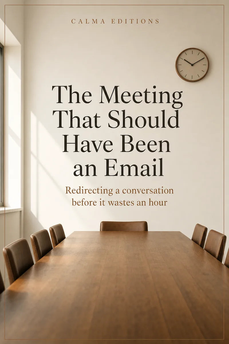 Cover of The Meeting That Should Have Been an Email